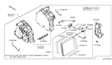 Diagram for 2006 Infiniti M35 Evaporator - 27281-EH100