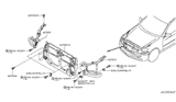 Diagram for 2008 Infiniti M45 Radiator Support - 62520-EG00A