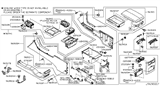Diagram for 2008 Infiniti M45 Cup Holder - 68430-EH10A