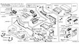 Diagram for 2009 Infiniti M35 Cup Holder - 68961-EH100