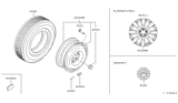 Diagram for 2008 Infiniti M35 Lug Nuts - 40224-EJ20A