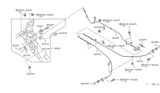 Diagram for Infiniti Parking Brake Cable - 36531-EJ70B