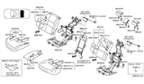 Diagram for Infiniti M45 Seat Heater - 88635-EG67A