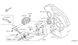 Diagram for Infiniti Q60 Alternator Bracket - 11715-JK20A