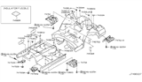 Diagram for 2020 Infiniti Q60 Exhaust Heat Shield - 74752-EG000