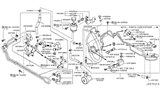 Diagram for Infiniti M35 Power Steering Reservoir - 49192-AG000