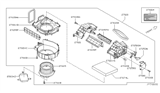 Diagram for Infiniti M35 Blower Motor - 27225-CA002