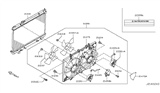 Diagram for Infiniti M45 Radiator fan - 21481-EG00A