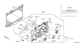 Diagram for Infiniti Cooling Fan Module - 21493-EG000