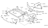 Diagram for 2008 Infiniti M45 Front Cross-Member - 544B2-EG300