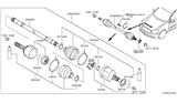 Diagram for Infiniti G25 CV Boot - 39741-CG026