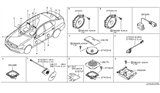 Diagram for 2003 Infiniti FX35 Car Speakers - 28156-AM900