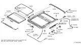 Diagram for Infiniti Sunroof Cable - 91354-EJ71A