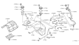 Diagram for Infiniti M35 Fuel Filler Hose - 17228-EH100