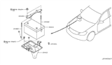 Diagram for 2006 Infiniti M45 Battery Tray - 64866-EH100