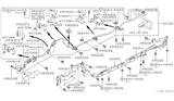 Diagram for Infiniti J30 Power Steering Hose - 49710-11Y65