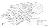 Diagram for 1993 Infiniti J30 Timing Cover Gasket - 13520-30P01