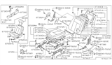 Diagram for 1993 Infiniti J30 Seat Switch - 87066-10Y04