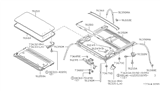 Diagram for 1994 Infiniti J30 Sunroof - 91210-10Y10