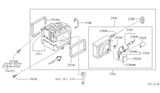 Diagram for 1997 Infiniti J30 A/C Expansion Valve - 92200-40U00