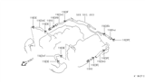 Diagram for Infiniti J30 PCV Hose - 11823-10Y00