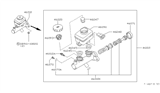Diagram for Infiniti QX4 Brake Fluid Level Sensor - 46048-64J01