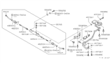 Diagram for 1990 Infiniti Q45 Rack and Pinion Boot - 48203-39F25