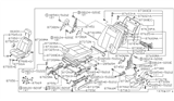 Diagram for Infiniti J30 Seat Cushion - 87350-10Y04