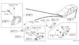 Diagram for 2008 Infiniti QX56 Fog Light Bulb - 26261-04W00