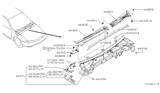 Diagram for 1993 Infiniti J30 Body Mount Hole Plug - 80874-0P010