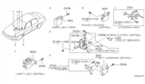 Diagram for Infiniti J30 Clock Spring - B5554-10Y00