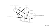 Diagram for Infiniti J30 Drive Belt - 11720-0P500