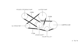 Diagram for 1994 Infiniti J30 Drive Belt - 11920-58S00