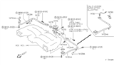 Diagram for Infiniti J30 EGR Tube - 14725-10Y00