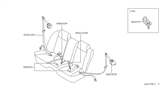 Diagram for 1995 Infiniti J30 Seat Belt - 88842-10Y02