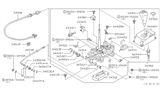 Diagram for 1996 Infiniti J30 Shift Knob - 34910-10Y01