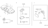 Diagram for Infiniti Interior Light Bulb - 26470-60U00