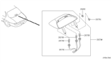 Diagram for 1996 Infiniti J30 Light Socket - 26597-10Y00