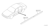 Diagram for 1995 Infiniti J30 Door Moldings - H0871-10Y78