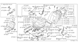 Diagram for Infiniti J30 Seat Motor - 87402-10Y00