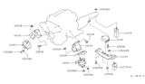 Diagram for 1993 Infiniti J30 Engine Mount Bracket - 11320-1P101