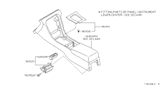 Diagram for 1996 Infiniti J30 Ashtray - 68810-10Y10