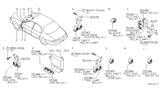 Diagram for 1996 Infiniti Q45 Relay - 25230-79981