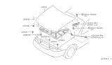 Diagram for Infiniti J30 Lift Support - 65470-10Y25