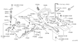 Diagram for Infiniti Q45 Fuel Injector Seal - 16635-53J00