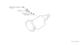 Diagram for 1994 Infiniti J30 Speed Sensor - 25010-0P002