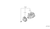 Diagram for 1996 Infiniti J30 A/C Clutch - 92660-1P701