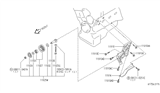 Diagram for 1996 Infiniti J30 A/C Idler Pulley - 11927-42L03