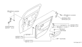 Diagram for Infiniti J30 Armrest - 82940-10Y00