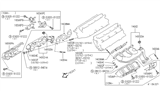 Diagram for Infiniti Exhaust Manifold Gasket - 14036-10Y00